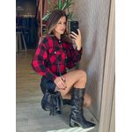 JAQUETA XADREZ VERMELHO