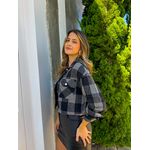 JAQUETA XADREZ CINZA