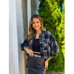 JAQUETA XADREZ CINZA