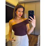 BLUSA MAFER MARROM