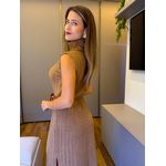 VESTIDO MAFER MARROM