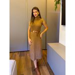 VESTIDO MAFER MARROM
