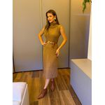 VESTIDO MAFER MARROM