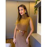 VESTIDO MAFER MARROM