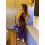 VESTIDO SOFIA MARROM