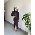 CONJUNTO FLORA PRETO