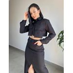 CONJUNTO FLORA PRETO