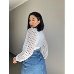 CAMISA CROPPED LAISE BRANCO