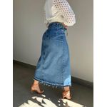 SAIA MIDI JEANS FENDA JEANS
