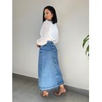 CAMISA CROPPED LAISE BRANCO