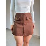 SHORT SAIA ISA MARROM