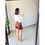 SHORT SAIA ISA MARROM