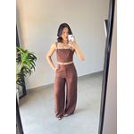 CONJUNTO LETICIA MARROM