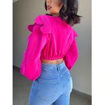 CAMISA CROPPED CAROL PINK