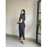 VESTIDO T-SHIRT PRETO