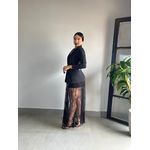 SAIA LONGA RENDA PRETO