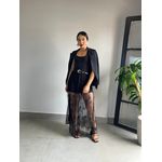 SAIA LONGA RENDA PRETO