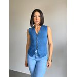 COLETE TRICÔ AZUL