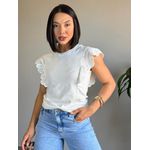 T-SHIRT RENDA BRANCO