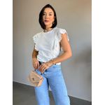 T-SHIRT RENDA BRANCO