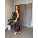 VESTIDO GABI MARROM