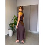 VESTIDO GABI MARROM