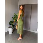 VESTIDO AILA VERDE MILITAR