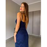 VESTIDO TRICÔ IBIZA AZUL