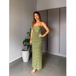 VESTIDO TRICÔ IBIZA VERDE MILITAR