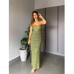 VESTIDO TRICÔ IBIZA VERDE MILITAR