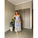vestido Estampado Gabi AZUL