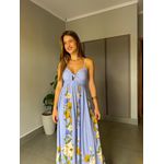 vestido Estampado Gabi AZUL