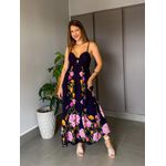vestido Estampado Gabi PRETO