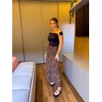 SAIA LONGA ONÇA ANIMAL PRINT