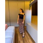 SAIA LONGA ONÇA ANIMAL PRINT