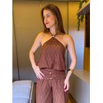 CONJUNTO BARCELONA MARROM