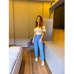 CALÇA CENOURA MARI AZUL