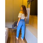 CALÇA CENOURA MARI AZUL