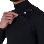 Short John Hurley Advant 2/2mm LS Springsuit Preto