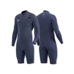 Short John Vissla 7 Seas 22 LS Spring Marinho Masculino