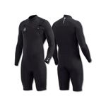 Short John Vissla 7 Seas 22 LS Spring Preto Masculino