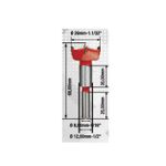 Fresa Caneco 26mm 2 Dentes