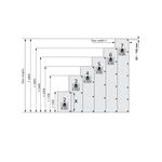 Dobradiça para Vidro Sensys 8645i 110º 