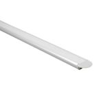 Perfil Alumínio Led Slim Embutido Difusor Leitoso 2500mm