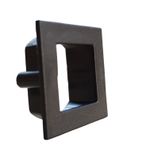 Puxador Preto Embutir 