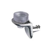 Suporte Cantoneira para Vidro com Ventosa