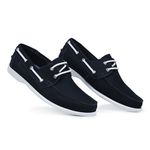 Mocassim Masculino Couro Azul Marinho 