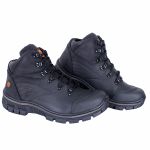 Bota De Couro Adventure Strength – Preto
