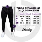 Kit Moletom 3 Calças Lisas Masculino Benellys – Cinza Claro Preto Chumbo
