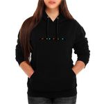 Moletom Friends Feminino Canguru Preto